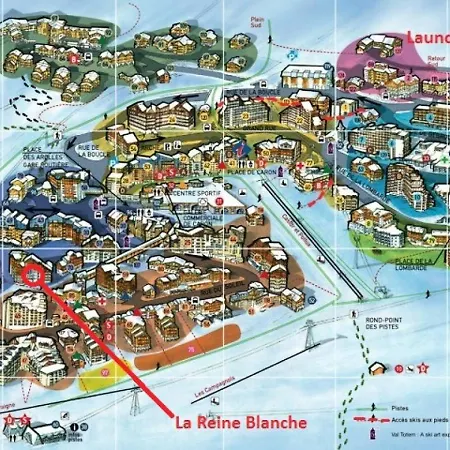 Reine Blanche - -2 Pieces Dans Calme Mae-3804 Val Thorens